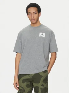 Nike T-Shirt DZ7313 091 Szary Regular Fit - Koszulki męskie - miniaturka - grafika 1