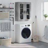 Szafki na klucze - vidaXL Szafka wisząca, szarość betonu, 69,5x34x90 cm - miniaturka - grafika 1