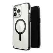 Etui i futerały do telefonów - Speck Presidio Perfect-Clear with Impact Geometry + MagSafe - Etui iPhone 14 Pro Max z powłoką MICROBAN (Clear / Black) - miniaturka - grafika 1