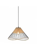 Lampy sufitowe - Leuchten Direkt Lampa wisząca Reed ze stożkowym kloszem - miniaturka - grafika 1