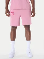 Spodenki męskie - New Era Szorty sportowe New York Yankees MLB League Essential 60596183 Różowy Regular Fit - miniaturka - grafika 1
