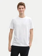 Koszulki męskie - Tom Tailor T-Shirt 1045627 Biały Regular Fit - miniaturka - grafika 1
