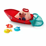 Zabawki do kąpieli - Lilliputiens lilliputiens - kuter rybacki do kąpieli z siecią i 3 rybkami 9 m+ - miniaturka - grafika 1