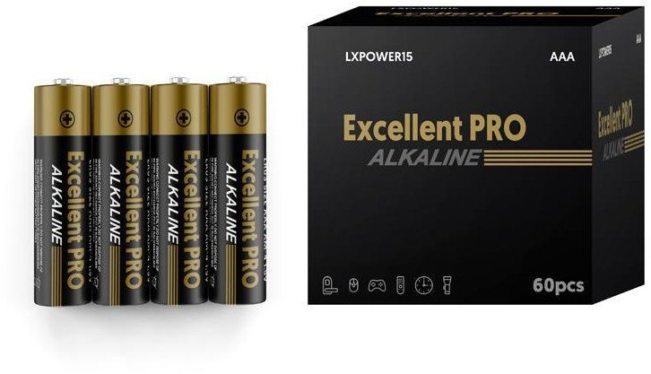 BATERIA ALK.EXCELLENT POWER LR03/AAA 1,5v op.60szt