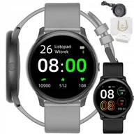 Smartwatch - Gino Rossi SW010 szary/czarny - miniaturka - grafika 1