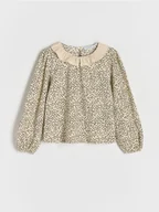 Bluzki dla dziewczynek - Reserved - Wzorzysta bluzka - wielobarwny - miniaturka - grafika 1