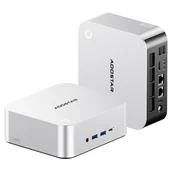 Mini PC - AOOSTAR MACO Mini PC Barebone No RAM No SSD AMD Ryzen 7 H255 8 Cores Max 4 9GHz 2*USB4 HDMI DP Quad Screen Display WiF 1297554EUDF - miniaturka - grafika 1