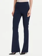 Spodnie damskie - Rinascimento Spodnie materiałowe CFC0125318003 Granatowy Flare Fit - miniaturka - grafika 1