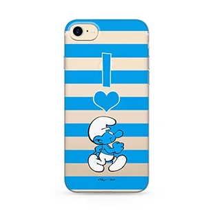 ERT GROUP Oryginalne i oficjalnie licencjonowane etui na telefon komórkowy The Smurfs do iPhone 7, iPhone 8, iPhone SE2, smerf, etui, etui z tworzywa sztucznego TPU chroni przed uderzeniami i - Etui i futerały do telefonów - miniaturka - grafika 1