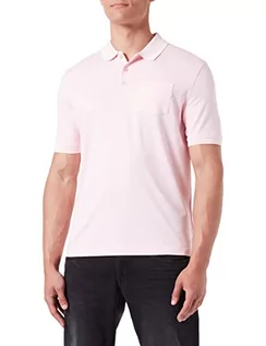 Koszule męskie - bugatti Męska koszula polo, rose-7101-35090, regular, Róża-710, S - grafika 1