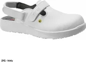 Obuwie robocze - Clogs ELTEN Michel White ESD SB SRC, white 45 - miniaturka - grafika 1