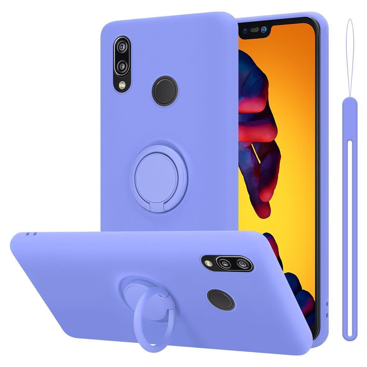 Pokrowiec Cadorabo do Huawei P20 LITE 2018 / NOVA 3E w kolorze fioletowym - futerał na telefon komórkowy z TPU