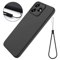 Etui i futerały do telefonów - Do ZTE Blade V50 Design 4G Etui na telefon Płynny silikonowy pokrowiec z miękką wyściółką Czarny - miniaturka - grafika 1