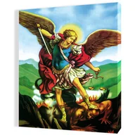 Ikony i obrazy sakralne - Obraz religijny na płótnie Archanioł Michał - miniaturka - grafika 1