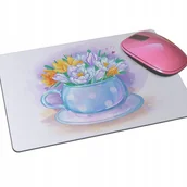 Podkładki pod mysz - Podkładka pod mysz myszkę KWIATY mousepad kwiat - miniaturka - grafika 1