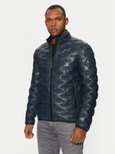 Kurtki męskie - Milestone Kurtka skórzana Aversa 99101960080 Granatowy Regular Fit - miniaturka - grafika 1