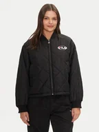Kurtki damskie - Fila Kurtka bomber Lunde FAW0896 Czarny Loose Fit - miniaturka - grafika 1
