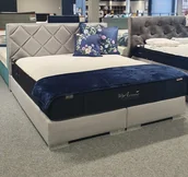 Dom i wnętrze OUTLET - Łóżko QUADDRO CARO 180x200 kontynentalne OUTLET Rozmiar 180x20 - miniaturka - grafika 1