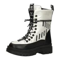 Botki damskie - Srebrne zimowe śniegowce, botki damskie Vinceza 34586 - miniaturka - grafika 1