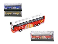 Samochody i pojazdy dla dzieci - Autobus 12cm w pudełku 2-rodzaje 6-kolorów - miniaturka - grafika 1