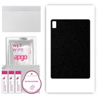 Akcesoria do tabletów i e-booków - folia naklejka skórka strukturalna na TYŁ do Blackview Tab 12 Pro - Czarny Pastel Matowy Chropowaty Baranek - apgo SKINS - miniaturka - grafika 1