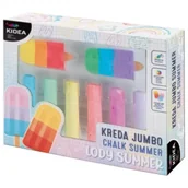 Kreda - Kreda jumbo lody summer 8 elementów KIDEA - miniaturka - grafika 1