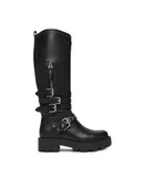 Kozaki damskie - Guess Kozaki FLFYNK ELE11 Czarny - miniaturka - grafika 1