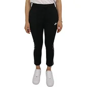 Spodnie damskie - Nike Damskie spodnie sportowe Heritage Slim Czarny/Biały/Biały M - miniaturka - grafika 1