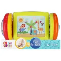 Roler Do Nauki Raczkowania Bam Bam Grzechotka Edukacyjna Z Lusterkiem - Zabawki sensoryczne - miniaturka - grafika 1