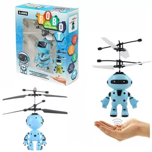 Latający Robot Sterowany Dłonią śmigła Kosmita USB - Bańki mydlane - miniaturka - grafika 1