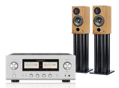 Zestawy stereo - Luxman L-505Z (srebrny) + Response D Two R (dąb) - miniaturka - grafika 1