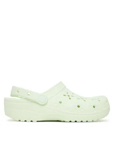 Crocs Klapki Classic Floral Cut-Out Clog 210927 Zielony - Klapki i japonki damskie - miniaturka - grafika 1