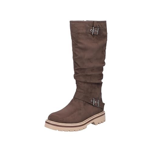 Rieker 91592 damskie kozaki, brązowy, 36 EU