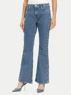 Spodnie damskie - Guess Jeansy W5GA1E D4H7C Niebieski Boot Fit - miniaturka - grafika 1