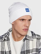 Czapki męskie - Under Armour Czapka Halftime 1373155 Biały - miniaturka - grafika 1