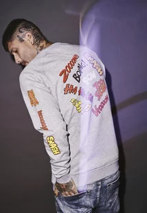 bluza JUSTICE LEAGUE TUTI, bez kaptura-L - Bluzy męskie - miniaturka - grafika 1