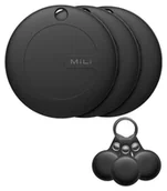 Lokalizatory GPS - MILI MiTag AND czarny + czarne etui 3 szt. - miniaturka - grafika 1