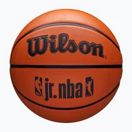Koszykówka - Piłka do koszykówki Wilson NBA JR Drv Fam Logo brown rozmiar 7 - miniaturka - grafika 1