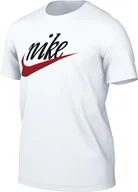 Koszulki męskie - Nike Top męski, Biały - Czarny - Czerwony, L - miniaturka - grafika 1