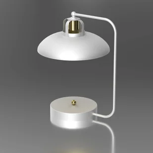 Milagro Lampka biurkowa FELIX WHITE/GOLD 1xE27 MLP7706 - Lampy stojące - miniaturka - grafika 2