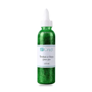 Craft Brokat w kleju 120 ml Dark Green DP - Przybory szkolne - miniaturka - grafika 1