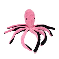 Maskotki i pluszaki - Maskotka Ośmiornica Handmade Różowa 63 cm – Szydełkowa Przytulanka - miniaturka - grafika 1