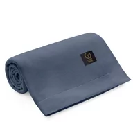 Koce i narzuty dla dzieci - Yosoy Kocyk bambusowy Porto Denim - miniaturka - grafika 1