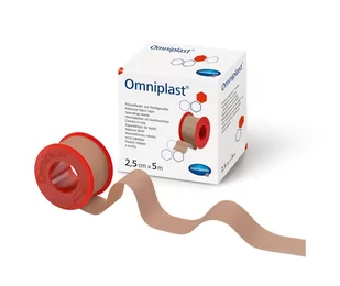 Hartmann Plaster omniplast 2,5 cm x 5 m - Apteczki i materiały opatrunkowe - miniaturka - grafika 1