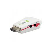 Adaptery i przejściówki - Techly Adapter HDMI na VGA M/F z audio, wersja mini, biały 022236 - miniaturka - grafika 1