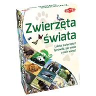 Gry planszowe - Rodzinne i towarzyskie, , Quizy i łamigłówki Quizy świata zwierzęta świata - miniaturka - grafika 1