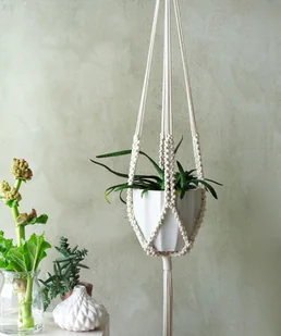 XL Kwietnik makrama 14 - Kwietniki XL Kwietnik makrama 14 - Kwietniki - miniaturka - grafika 1