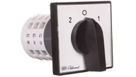 Inne akcesoria elektryczne - Elektromet Spółdzielnia Inwalidów Łącznik krzywkowy 2-0-1 3P 16A IP65 z płytką Łuk E16-72 951671 - miniaturka - grafika 1