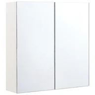 Szafki łazienkowe - Shumee Shumee Szafka łazienkowa wisząca z lustrem 60 x 60 cm NAVARRA 293115 - miniaturka - grafika 1