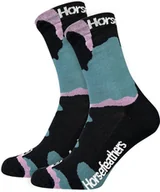 Skarpetki damskie - skarpety damskie HORSEFEATHERS CAMO SOCKS Blue Haze - miniaturka - grafika 1
